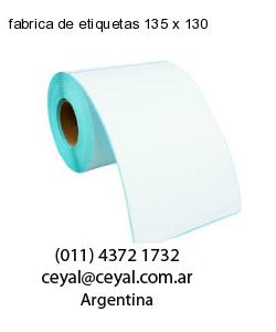fabrica de etiquetas 135 x 130