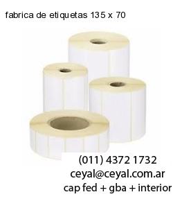 fabrica de etiquetas 135 x 70