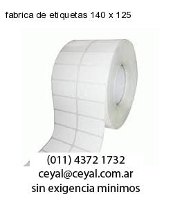 fabrica de etiquetas 140 x 125