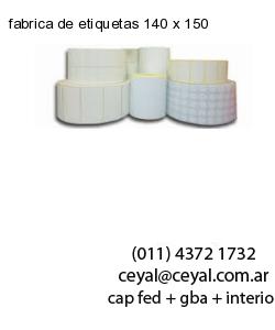 fabrica de etiquetas 140 x 150