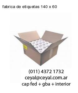 fabrica de etiquetas 140 x 60
