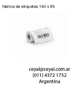 fabrica de etiquetas 140 x 85