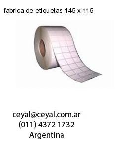 fabrica de etiquetas 145 x 115