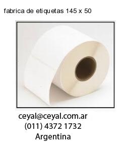 fabrica de etiquetas 145 x 50