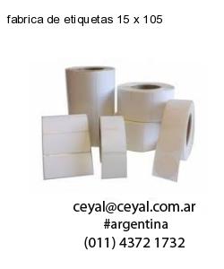 fabrica de etiquetas 15 x 105