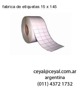 fabrica de etiquetas 15 x 145