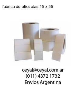 fabrica de etiquetas 15 x 55