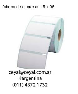 fabrica de etiquetas 15 x 95
