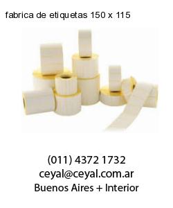 fabrica de etiquetas 150 x 115