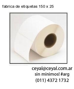 fabrica de etiquetas 150 x 25
