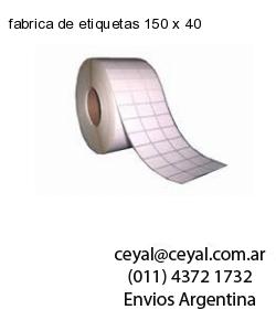 fabrica de etiquetas 150 x 40