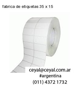fabrica de etiquetas 35 x 15