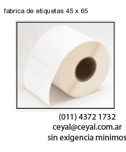 fabrica de etiquetas 45 x 65