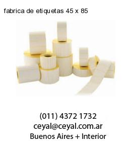 fabrica de etiquetas 45 x 85