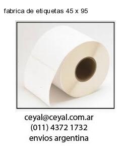 fabrica de etiquetas 45 x 95