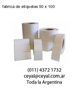 fabrica de etiquetas 50 x 100
