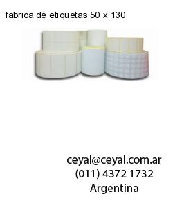 fabrica de etiquetas 50 x 130
