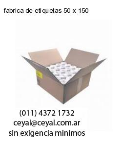 fabrica de etiquetas 50 x 150