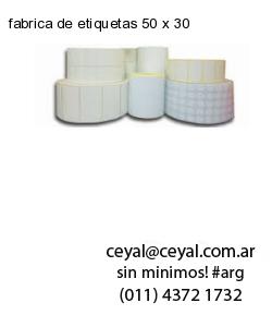 fabrica de etiquetas 50 x 30