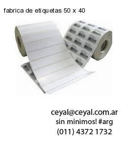fabrica de etiquetas 50 x 40