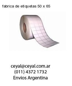 fabrica de etiquetas 50 x 65