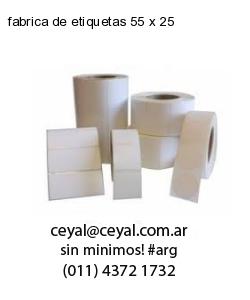 fabrica de etiquetas 55 x 25