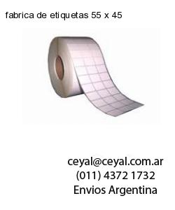 fabrica de etiquetas 55 x 45
