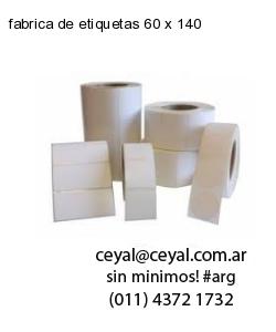 fabrica de etiquetas 60 x 140