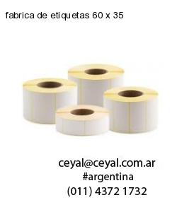fabrica de etiquetas 60 x 35