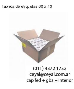 fabrica de etiquetas 60 x 40