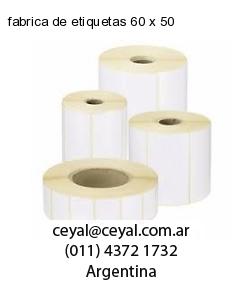 fabrica de etiquetas 60 x 50