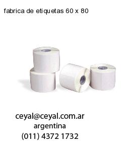 fabrica de etiquetas 60 x 80