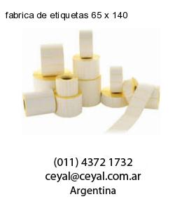 fabrica de etiquetas 65 x 140
