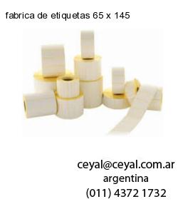 fabrica de etiquetas 65 x 145