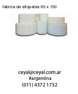 fabrica de etiquetas 65 x 150
