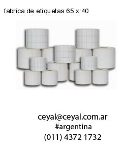fabrica de etiquetas 65 x 40