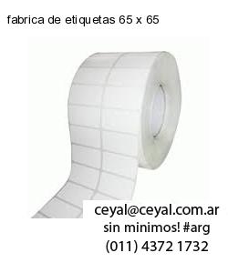 fabrica de etiquetas 65 x 65