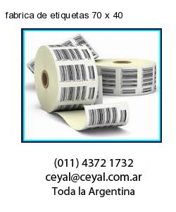fabrica de etiquetas 70 x 40
