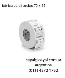 fabrica de etiquetas 70 x 85