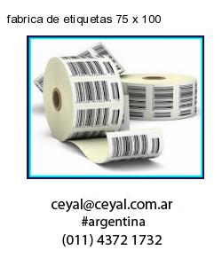 fabrica de etiquetas 75 x 100
