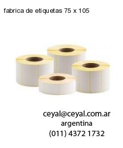 fabrica de etiquetas 75 x 105
