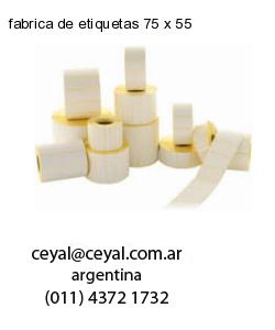 fabrica de etiquetas 75 x 55