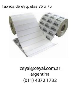 fabrica de etiquetas 75 x 75