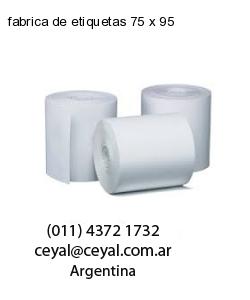 fabrica de etiquetas 75 x 95