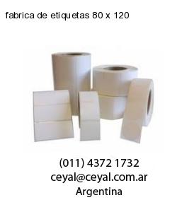 fabrica de etiquetas 80 x 120