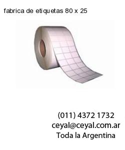 fabrica de etiquetas 80 x 25