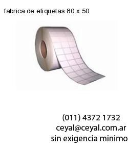 fabrica de etiquetas 80 x 50