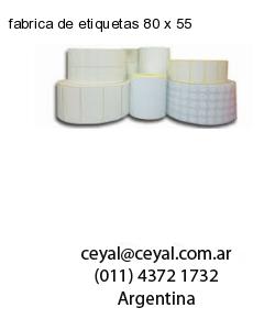 fabrica de etiquetas 80 x 55