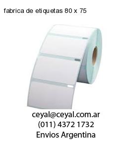 fabrica de etiquetas 80 x 75