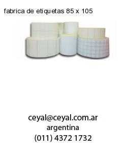 fabrica de etiquetas 85 x 105